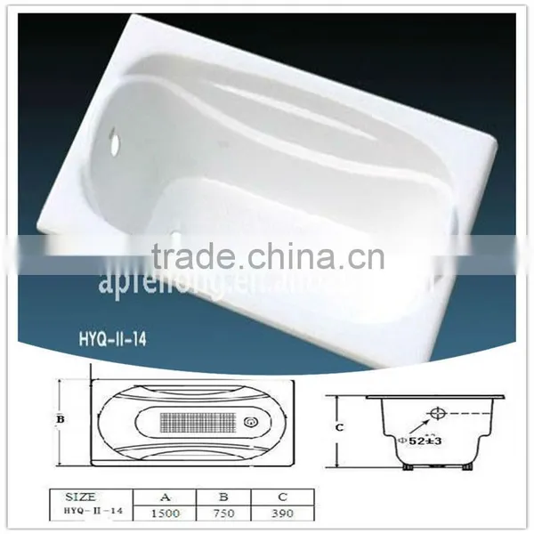 Flushbonading Cast-iron Bath/burliness Bath Sale in Bathroom/bathtub