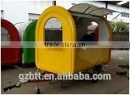 Multi Function New Mobile Food Cart Striped With Stainless Steel Body photo-3