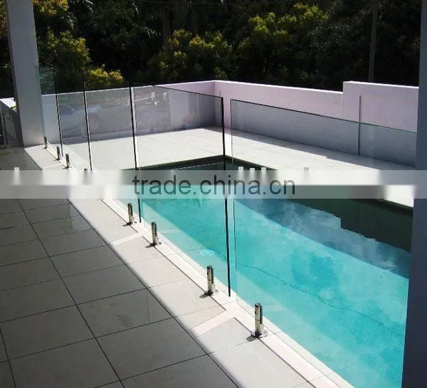 frameless glass fence
