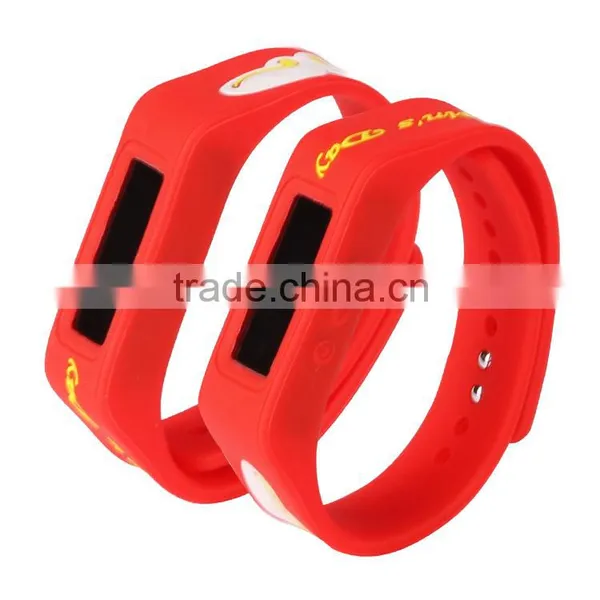Silicone Bracelet With Pedometer, Smart Wristband Health Sleep Monitoring