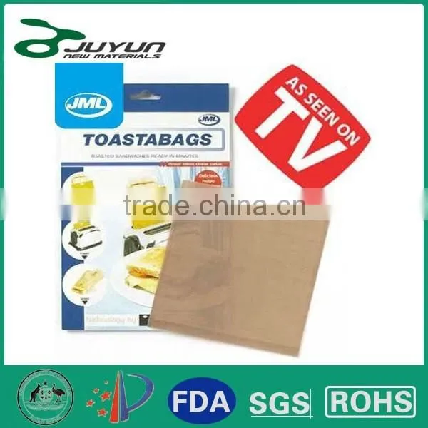 Black or Beige Toaster Bag Non-stick Toaster Bag Teflon Heat-resistant Cooking Bag photo-3