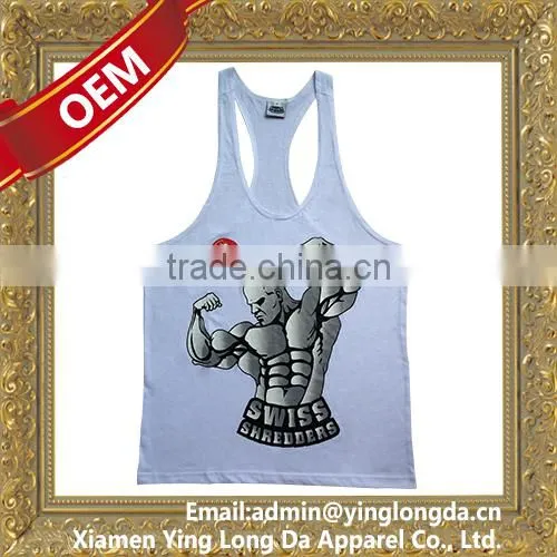 Good Quality Crazy Selling Men's Plain White Tank Tops photo-4