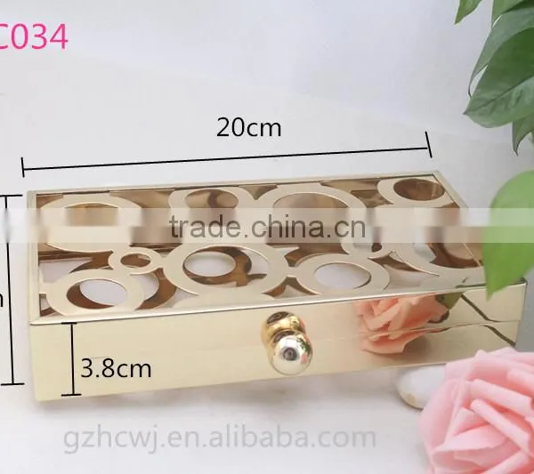 20*11cm Shiny Gold Metal Box Frame for Lady Clutch,Guangzhou Hardware Supplier photo-2