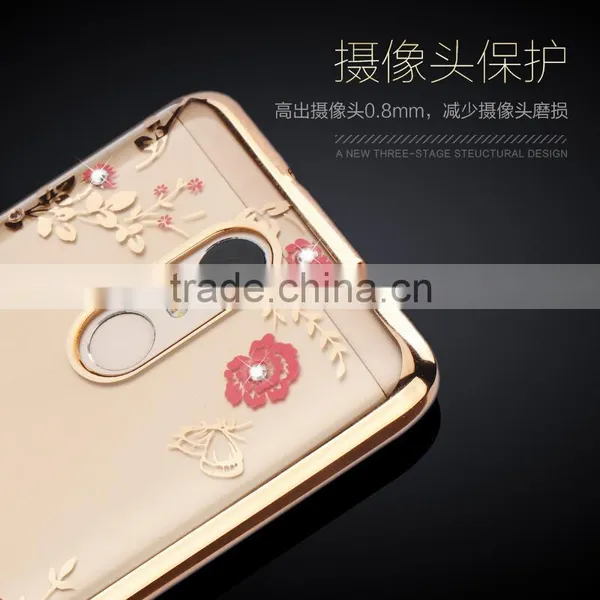 2016 Newest Mobile Phone Cover Case Electroplate Printig Flower Tpu for XiaoMi Note3 photo-5