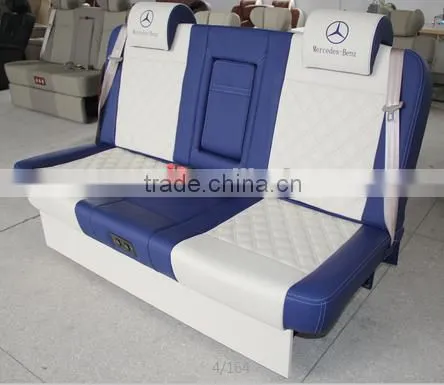 Blue&white--MPV,VAN,motor Homes Modifild Three Sofa Bed ,Customized Car Seat photo-3