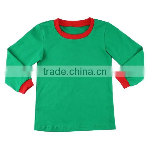 2016 Red Shirt Kids Pajamas Suit With Scarf Printed Christmas Deer Ruffle Pants Baby Autumn Clothes Christmas Infant Clothes photo-6