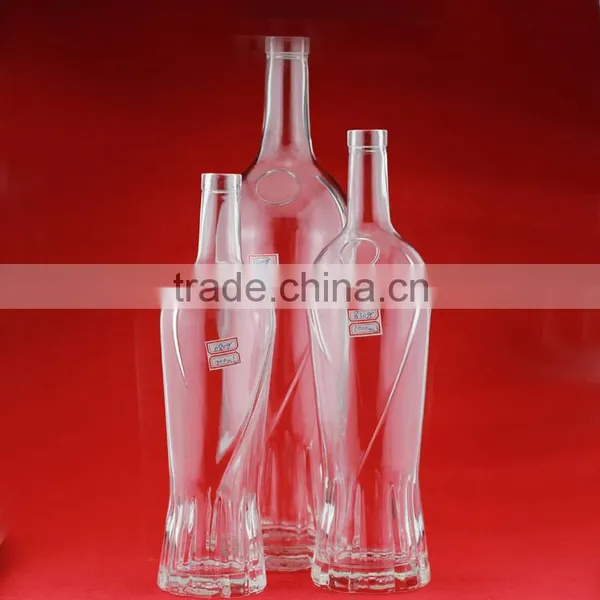 Wholesale Hot Sale Hennessyles Brandy Bottle 750ml Frosted Rum Glass Bottle Aluminium Cap Bottles photo-5