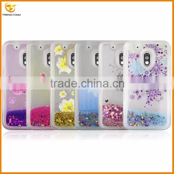 China Supplier Glitter Liquid Tpu Cover Case for Moto g4 photo-2