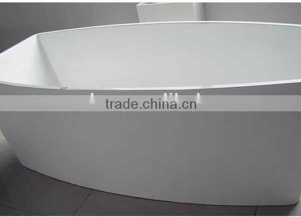 Hot Sale Cheap Portable Acrylic Solid Surface Freestanding Bathtub,artificial Stone Bath Tub photo-6