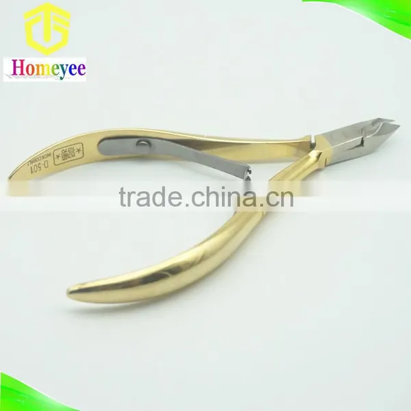 Golden Handle Dead Skin Stainless Steel Scissors photo-2
