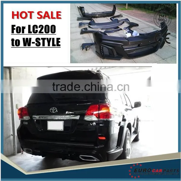 Hot Sell Body Kit for Toyota Land Cruiser lc 200 W-style FRP/PP Full Set photo-2