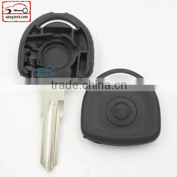 Okeytech Opel Transponder Chip Key Shell Blank With Left Blade With Logo Transponder Chip Key Blank Opel Car Key Case photo-2