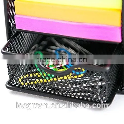 Multipurpose Metal Mesh Compartment Office Supply Caddy photo-3