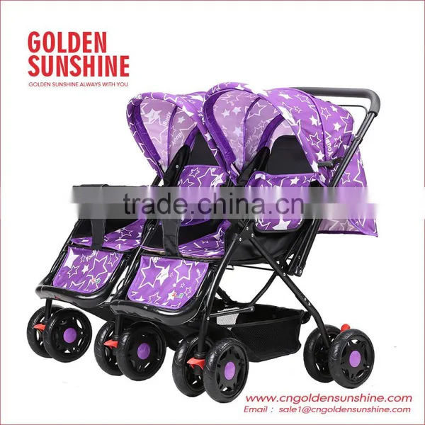 Mother See Baby Twins Stroller/Double Stroller /Twins Carriage /Double Pushchair photo-5