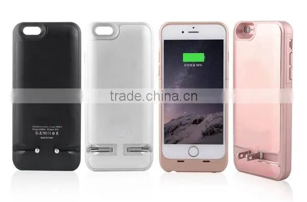 Phone Case Charger Mini Rohs Power Bank With Built in Charger Plug photo-6