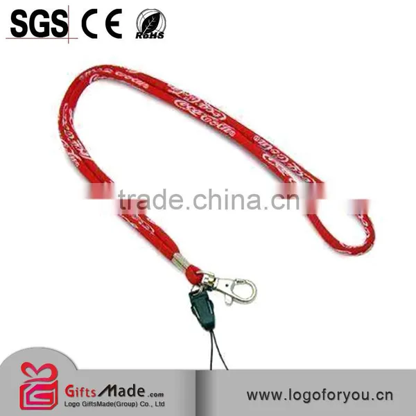 Factory Wholesale Custom Woven Round Cord Lanyard photo-4