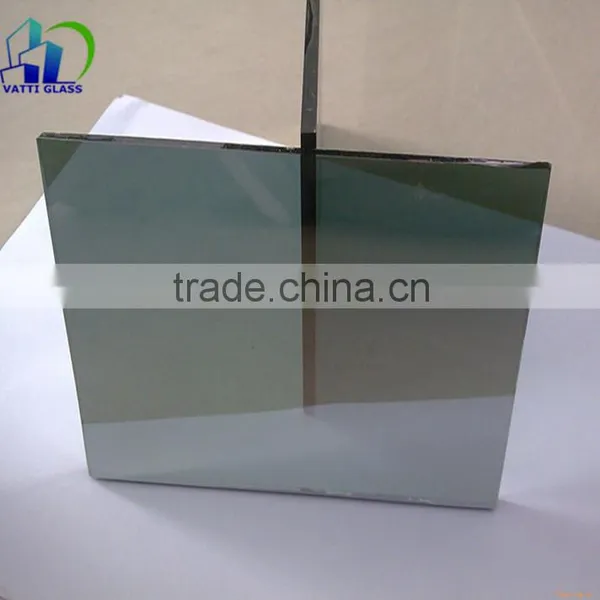 Euro (light)Grey(Gray) Tinted Reflective Glass Sheet for Building photo-2