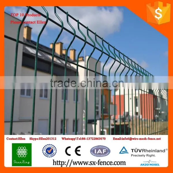 TOP 10 Products Cheap Price RAL7016 Gray Powder Coated Iron Wire Mesh Fence photo-5