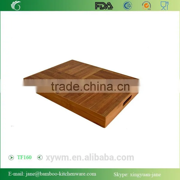 TF160 Bamboo Stripe Serving Tray With Holes photo-3