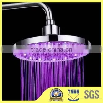 Ceiling Mounted Big Rain Stainless Steel 800*800mm Led Color Changing Shower Head photo-2
