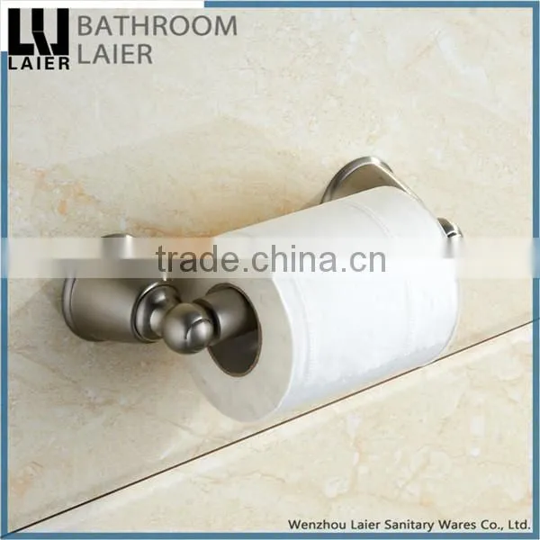 Contemporary China Supplier Zinc Alloy Brush Nicked Bathroom Sanitary Items Wall Mounted Toilet Paper Holder photo-4