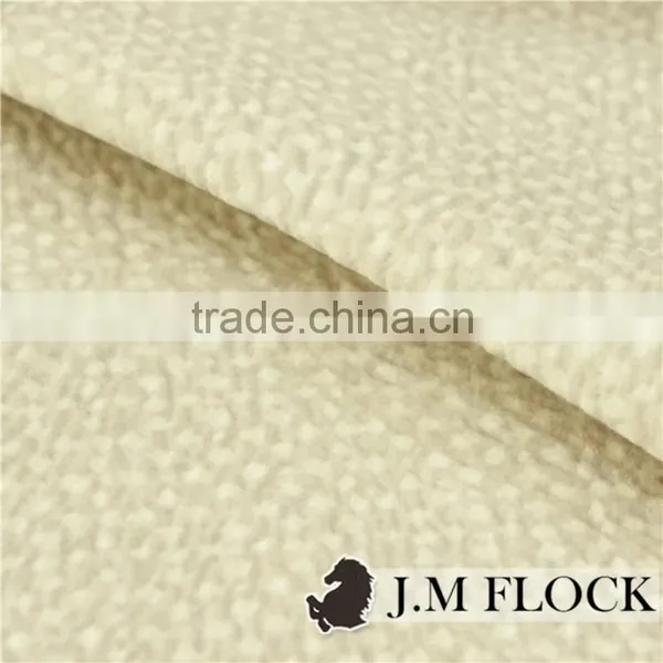 Wholesale Colorful Flock Knit Fabric / Short Pile Flocking Fabric / Plain Flocking Fabric photo-5