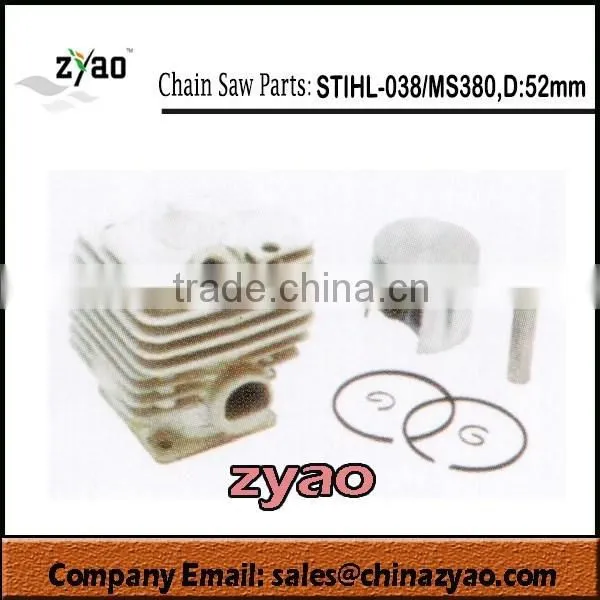 52mm Cylinder for Stihl038/mw380 Gasoline Chain Saw, Stihl038/ms380 Chainsaw Cylinder 52MM , Spare Parts for STIHLMS380 Chainsaw