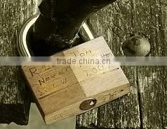DIAMOND BRASS PADLOCK photo-2