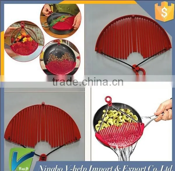 Expandable Strainer Better Strainer Stretch Better Plastic Vegetable Strainer photo-2