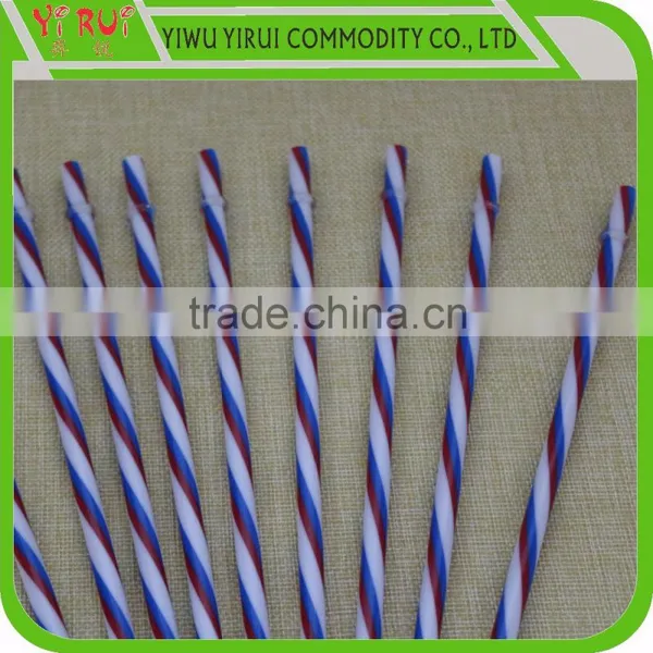 Striped Drinking Straw With Ring photo-4
