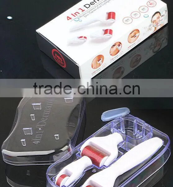 Professional Derma Roller 4 in 1 for Hair Loss Treatment Scar Removal Factory Directly Whole Sale photo-6