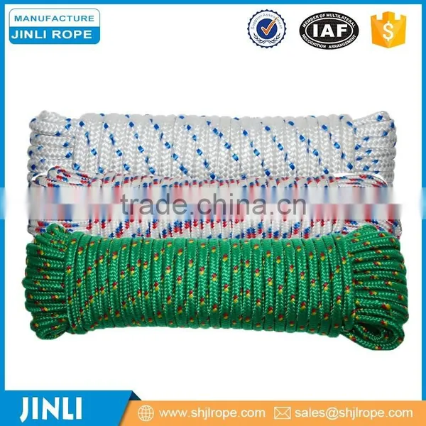 JL White/Red Double Braided PP Rope Polypropylene Filament Rope photo-6