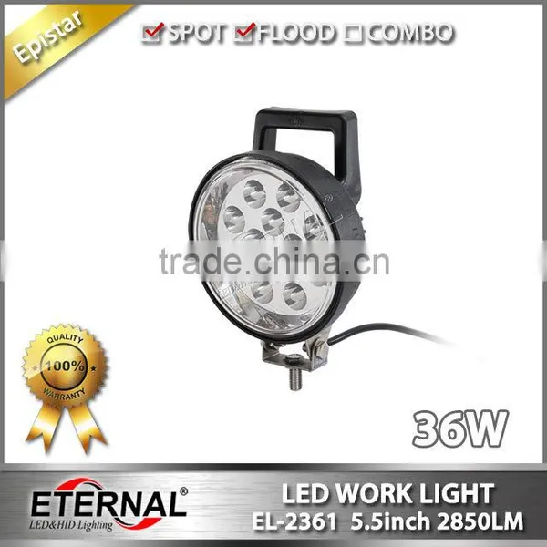 36W 5.5" Car Led Work Light Super Bright Automotive Vehicles off Road Equipment Portable Led Lamp photo-2