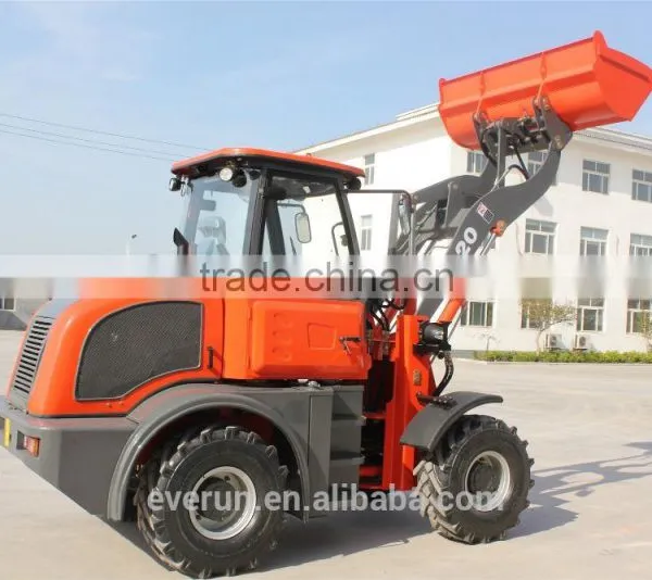 Qingdao Everun 2 Ton Wheel Loader Er20 With Snow Blade With CE photo-2