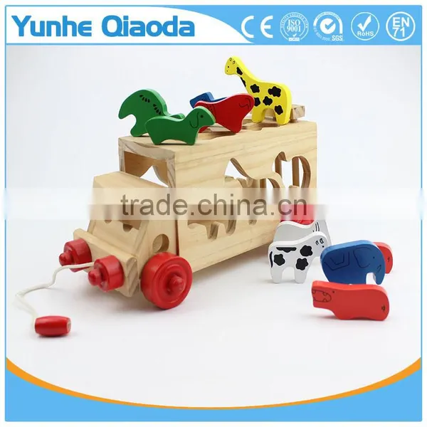 Animal Shape Sorter Truck - Pull Along To-animal in Many Shape Blocks photo-2