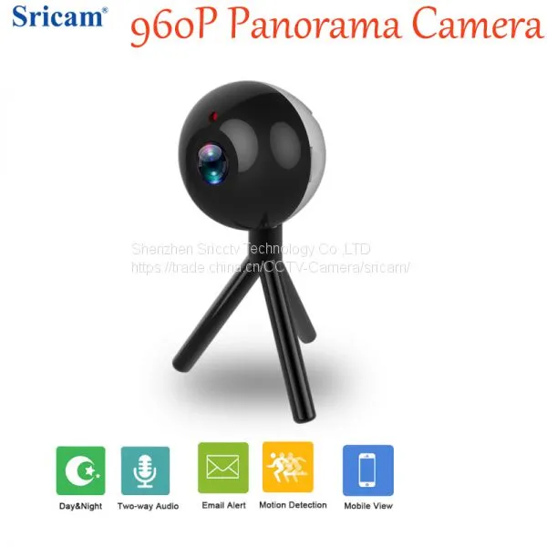 Sricam SP020 CMOS H.264 P2P 360 Degree Indoor Two Way Audio Panoramic IP Camera With 2 Years Warranty photo-5