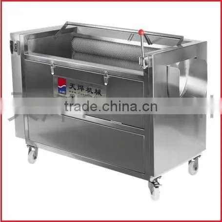 TY-1500A Root Vegetable Fruit Ginger Potato Roller Peeler Washing Peeling Cleaning Machine photo-2