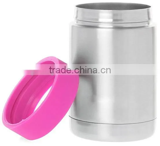 Double Wall 12 Ounce Vacuum Stainless Steel Beverage Chilled Can Cooler BPA Free Water Bottle Flask photo-5
