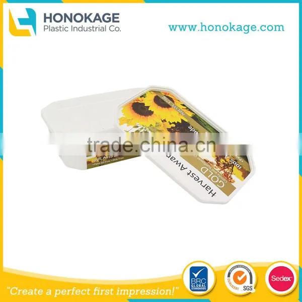 IML Logo Plastic Container for Butter,Peanut Butter Fingers Box Jump,Butter Cake Box Cookies.