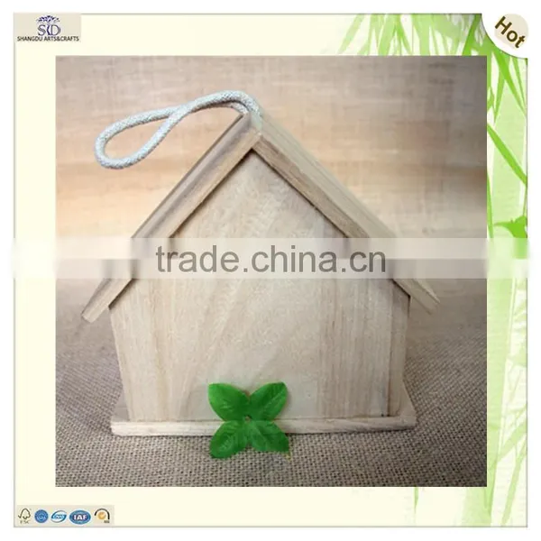 Sun Flower Door Swing Wood Bird Nest Cage photo-5
