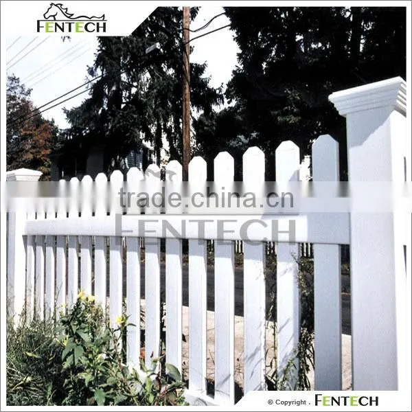 New Design High Quality Plastic/PVC/Vinyl/Wpc Picket Fence photo-3