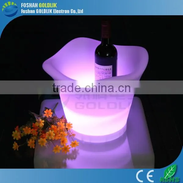 China Manufactuer Hot Sale Wine Promotion LED Illuminated Ice Bucket photo-3