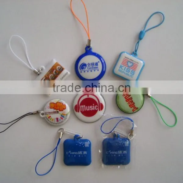Hot Sale PVC Mobile Phone Cleaner With Strap OEM photo-3