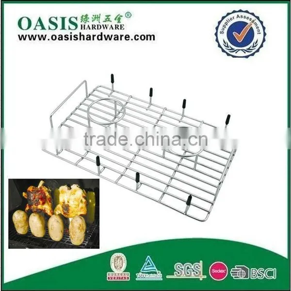 BBQ Chicken Grill the Beer Brid Chicken Rack photo-5