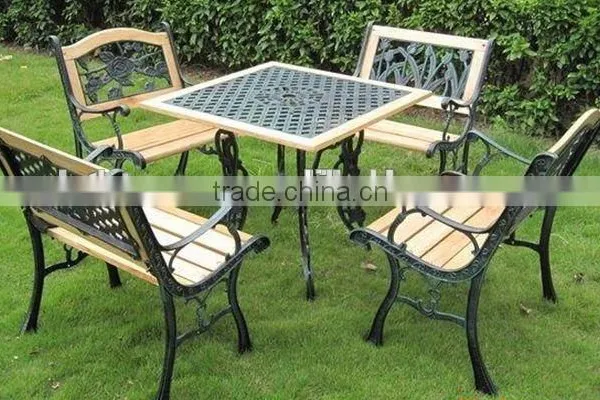 China Supplier Wood Slats for Cast Iron Bench,wholesales Metal Bench Brackets photo-6