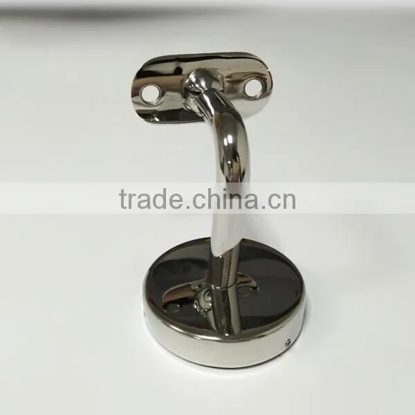 Stainless Steel Handrail Bracket/Wall Mounted Pipes Connector With Cover photo-3