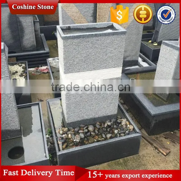 Home Used Abstract Outdoor Granite Stone Water Fountains photo-2