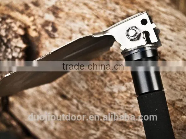 2016 New Multi-function Compact Emergency Gear With Shovel Hoe Knife Fire Starter photo-2