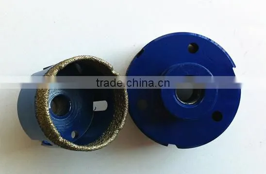 High Cutting Speed Vacuum Brazed Diamond Marble Drilling Bit/brazed Diamond Drill Bit photo-2