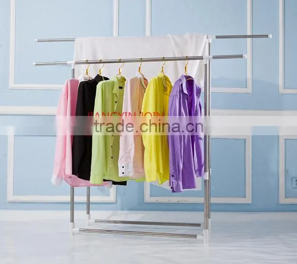 Stainless Steel Folding Clothes Rack for Office